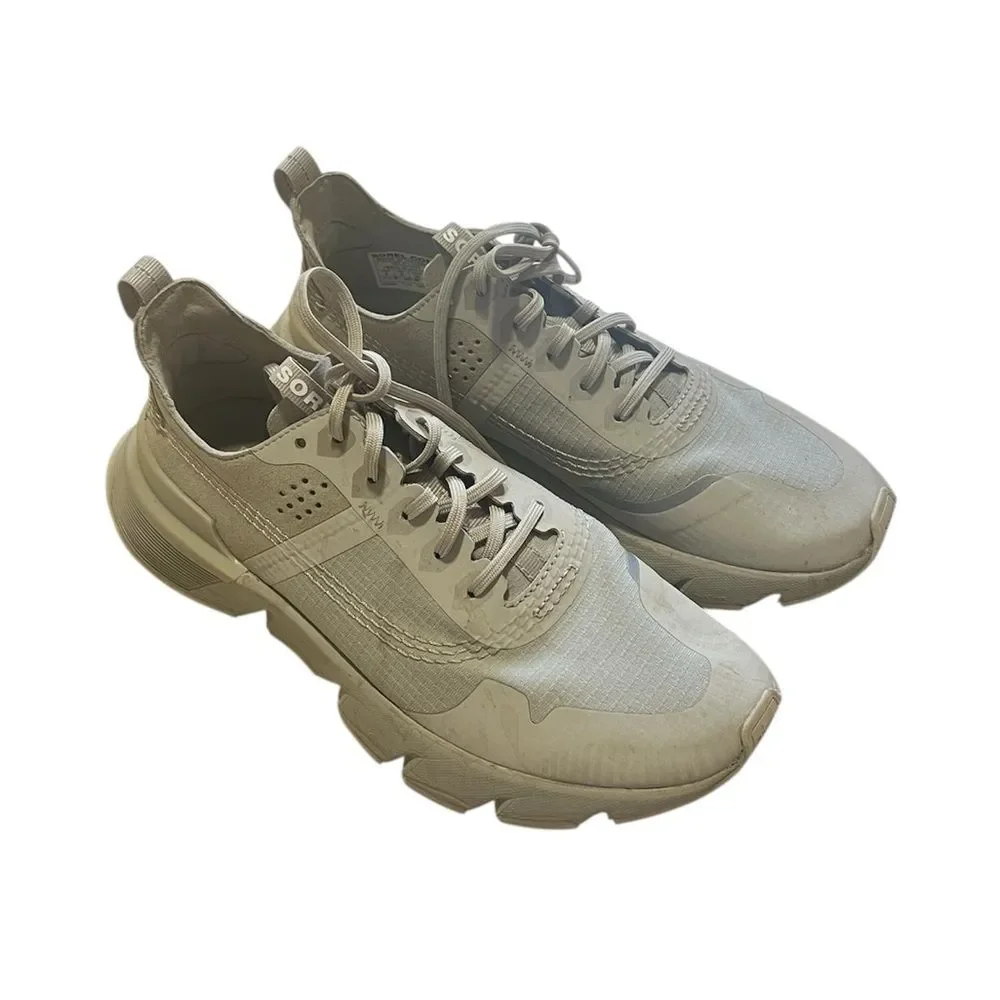Sorel Kinetic Rush Women's Gray Ripstop Sneakers Shoes NL4284-081 Size 8